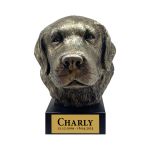 Bronze Hund Statue 07 "Golden Retriever"